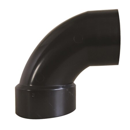 Backseat DWV 90 deg Street; 3 in. Spigot x Hub BA357160